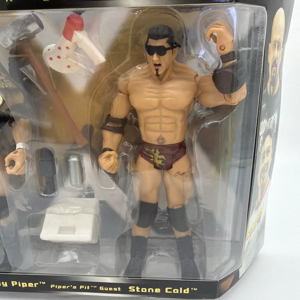 WWE Randy Orton Batista Action Figures Jakks Classic Superstars Accessories